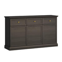 SIDEBOARD Toja Anthrazitfarbenes Holz - Braun, Holzwerkstoff (145.7/86/39.5cm) - Petits-meubles