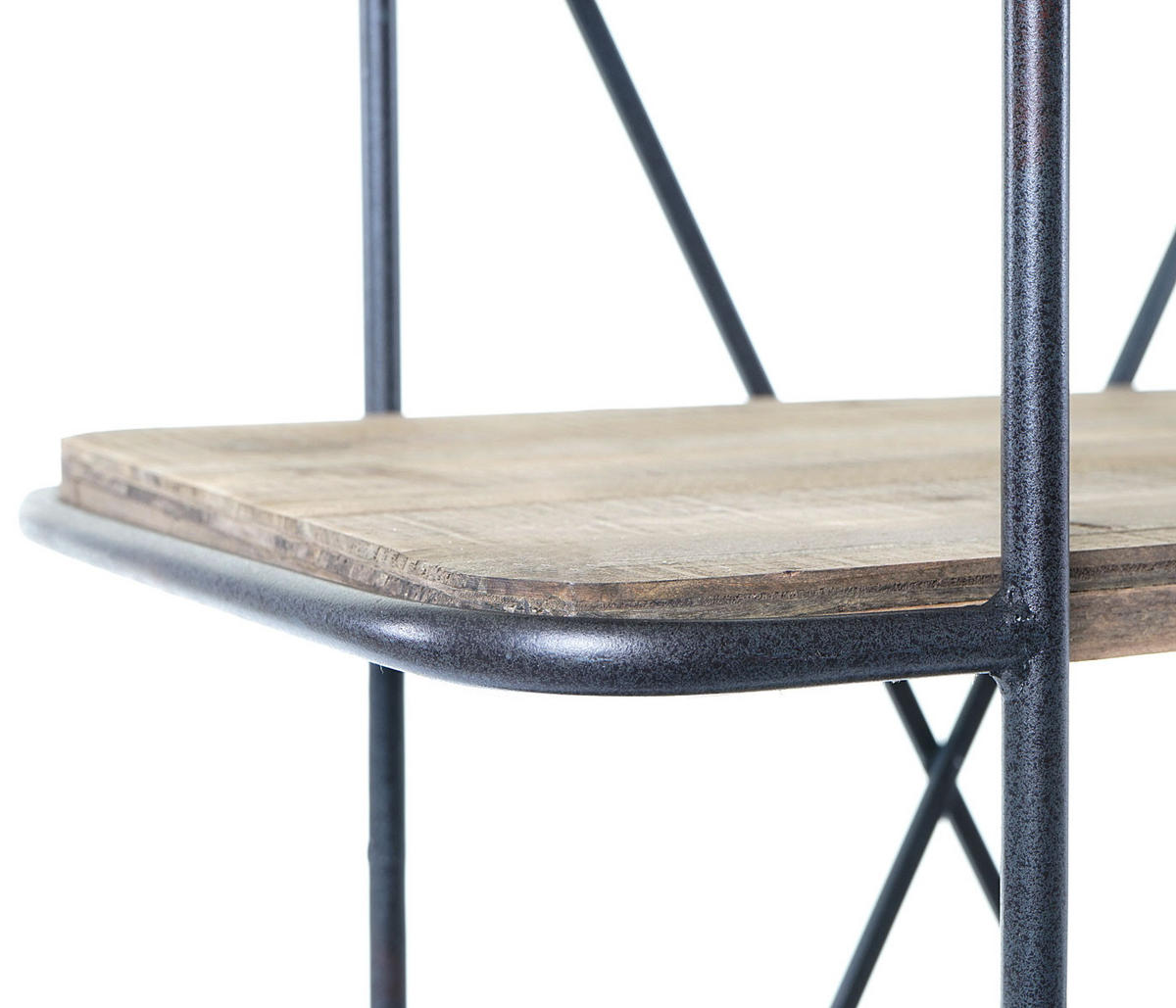 ROLLREGAL Schwarz, Braun - Schwarz/Braun, Holz (67/116/34cm) - MCW