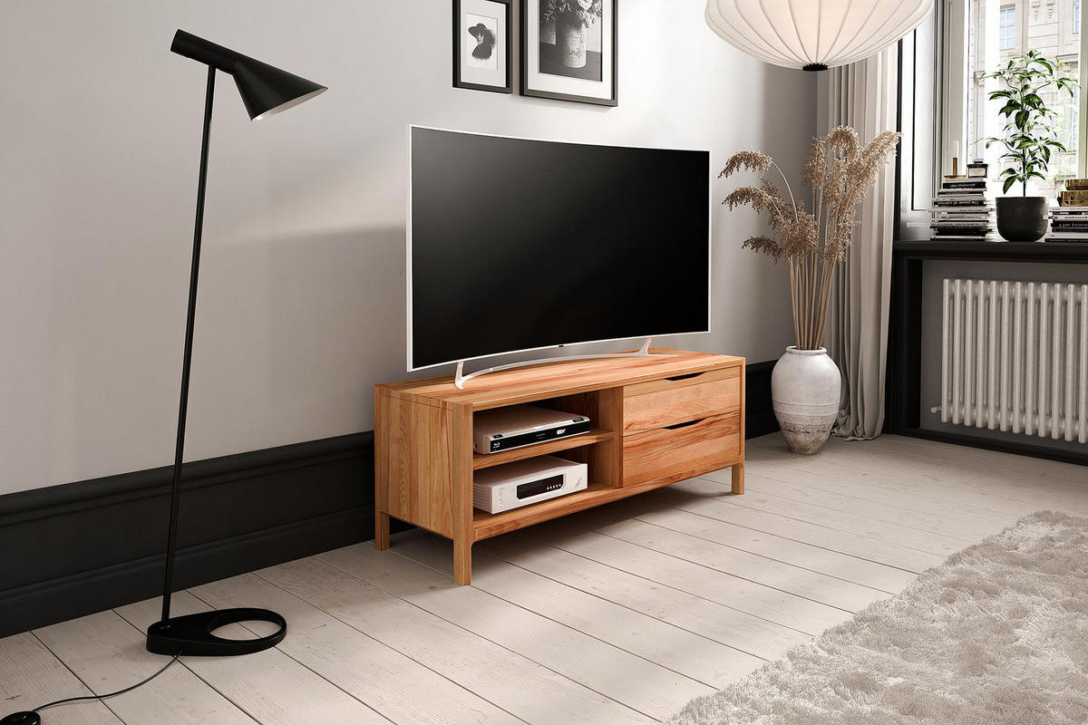 TV-SCHRANK PAUL Kernbuche - Kernbuche, Holz (111/48/50cm) - byoak