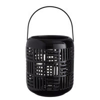 LATERNE Japandi - Schwarz, Keramik (12/15/12cm) - Butlers