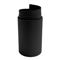 SICHTSCHUTZSTREIFEN DELUX-R Einzelstreifen mit Wabenstruktur Schwarz 2,55m - Schwarz, Kunststoff (255/19cm) - ZAUN|ZU