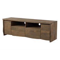 TV-BOARD Mango 178x48x58 braun geölt / sandgestrahlt PURE MANGO #122 - Braun, Holz (178/58/48cm) - Massivmoebel24