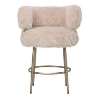 BARHOCKER Hair Beige 67/64/94cm - Beige, Textil (64/94/67cm) - PTMD Collection