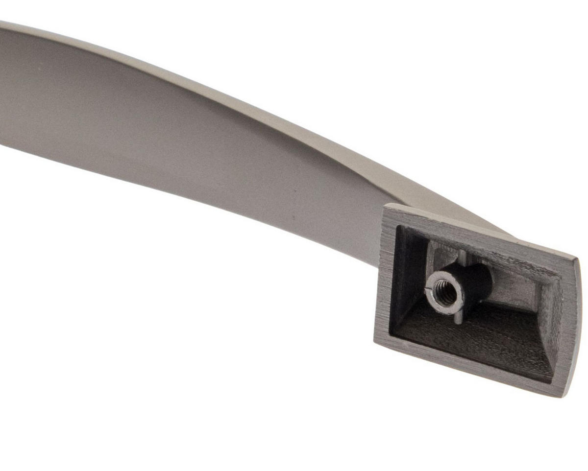 MÖBELGRIFF BA 160mm Küchengriff Titanfarbig Schrankgriff Grau Türgriff Modern - Grau, Metall (2/2.9/20cm) - Livingpoint24