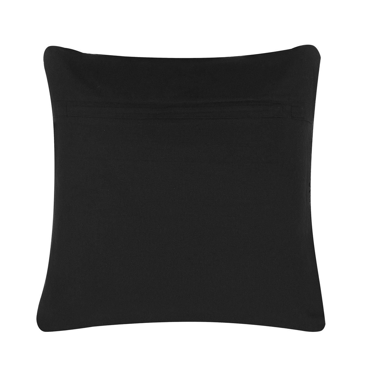 DEKOKISSEN 2er-Set Dunkelgrau 45/45 cm Paika - Dunkelgrau, Naturmaterialen/Textil (45/45cm) - Beliani