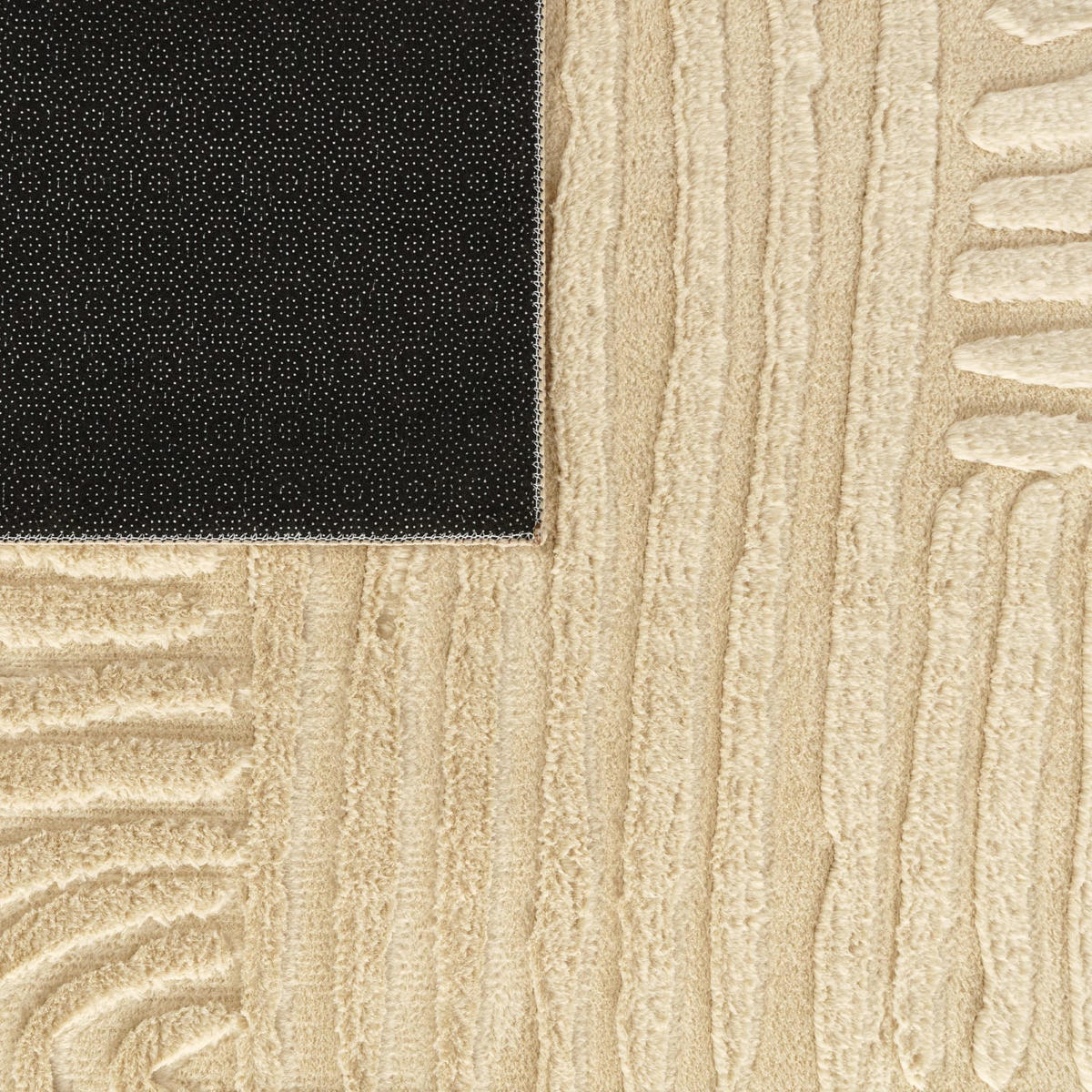 FLACHWEBETEPPICH Boho Beige 80 x 150 cm - Beige, Kunststoff (80/150cm) - TT Home