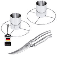 GEFLÜGELSCHERE, silber - Edelstahlfarben, Metall (20/9.5/20cm) - bremermann