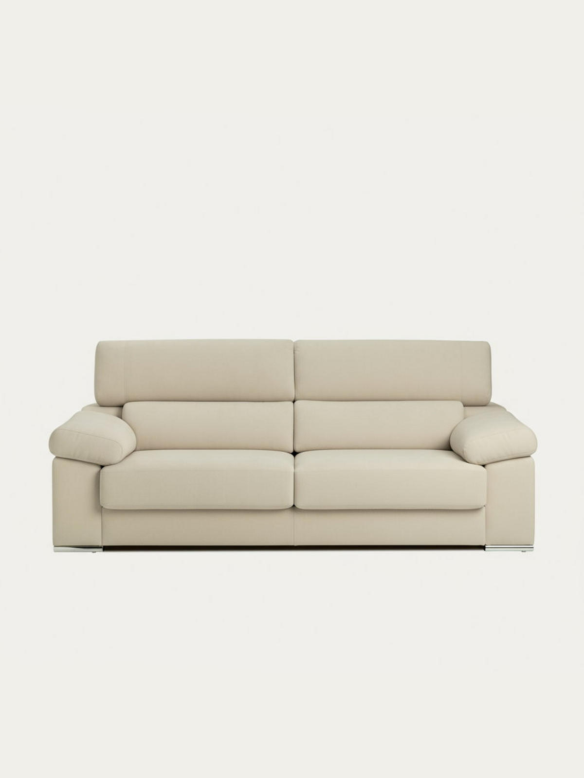 SOFA 3-SITZER Dolmen Beige 234 cm x 101 cm - Beige, Textil (234/101/104cm) - Kenay Home