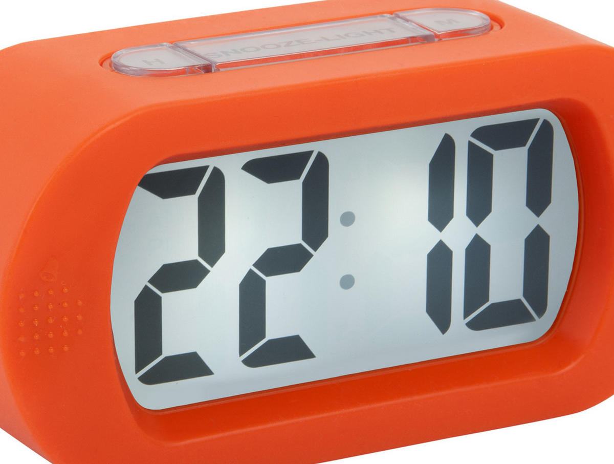 WECKER Gummy 5/14/7 cm - Orange, Kunststoff (14/7/5cm) - Karlsson
