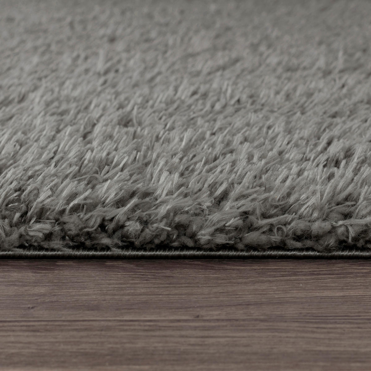 HOCHFLORTEPPICH 160/213 cm Grau - Dunkelgrau, Naturmaterialien/Textil (160/213cm) - LIVABLISS