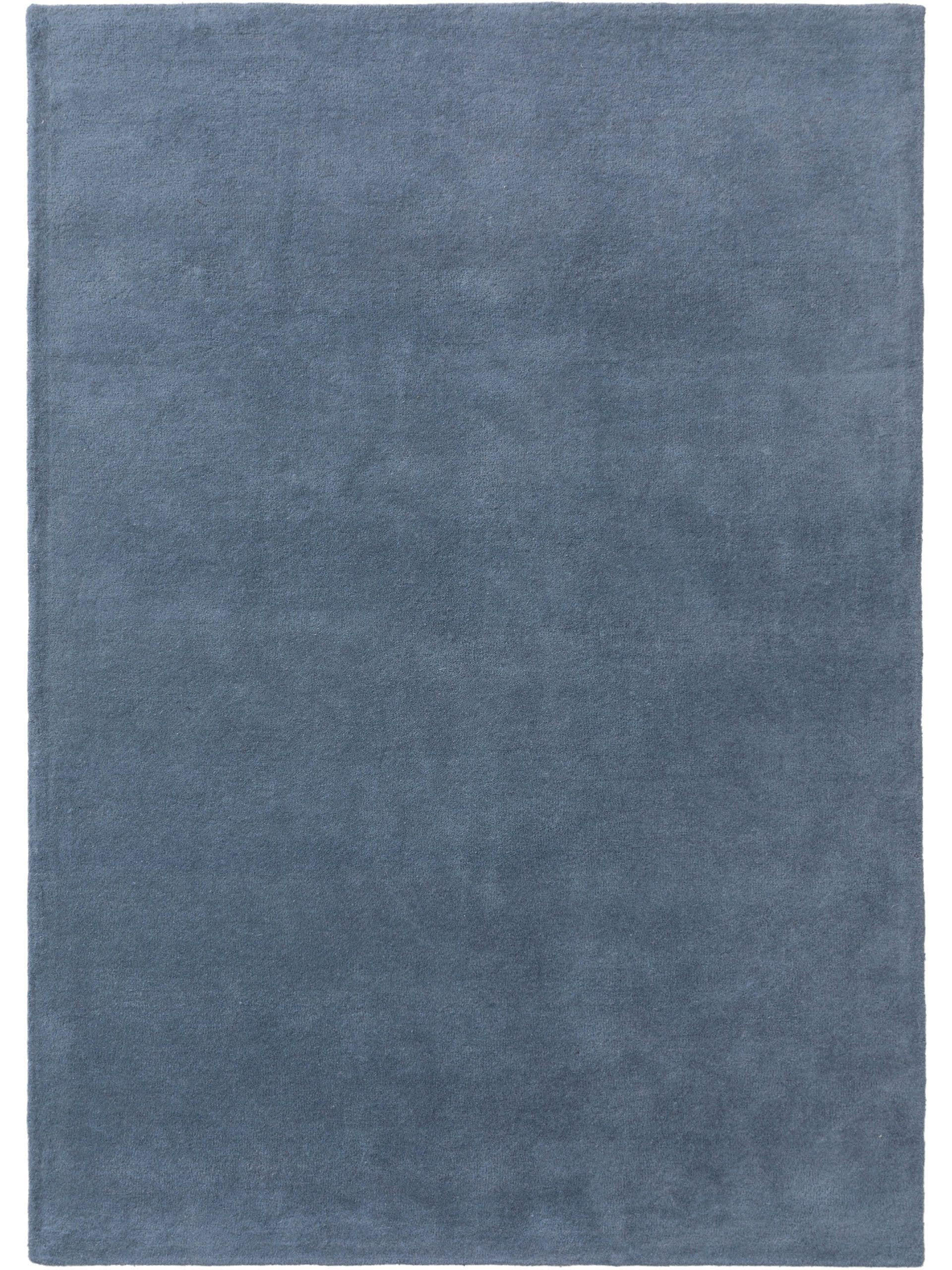 WOLLTEPPICH Bent Blau 160x230 cm - Blau, Textil (160/230cm) - benuta Nest