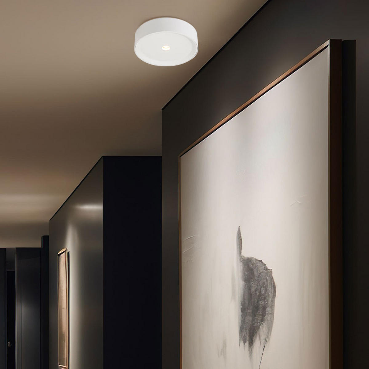 LED DECKENLEUCHTE Aluminium Weiß - Weiß, Metall (15/15/4cm) - Globo Lighting