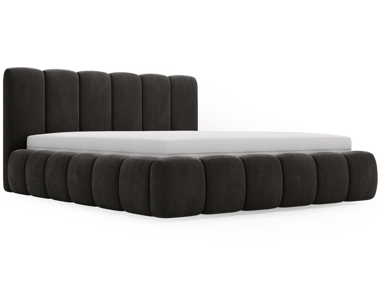 POLSTERBETT Cloud 200x200 Anthracite - Anthrazit, Textil (200/200cm) - Graingold