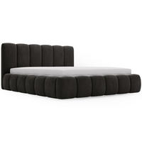 POLSTERBETT Cloud 160x200 Anthracite - Schwarz, Textil (160/200cm) - Graingold