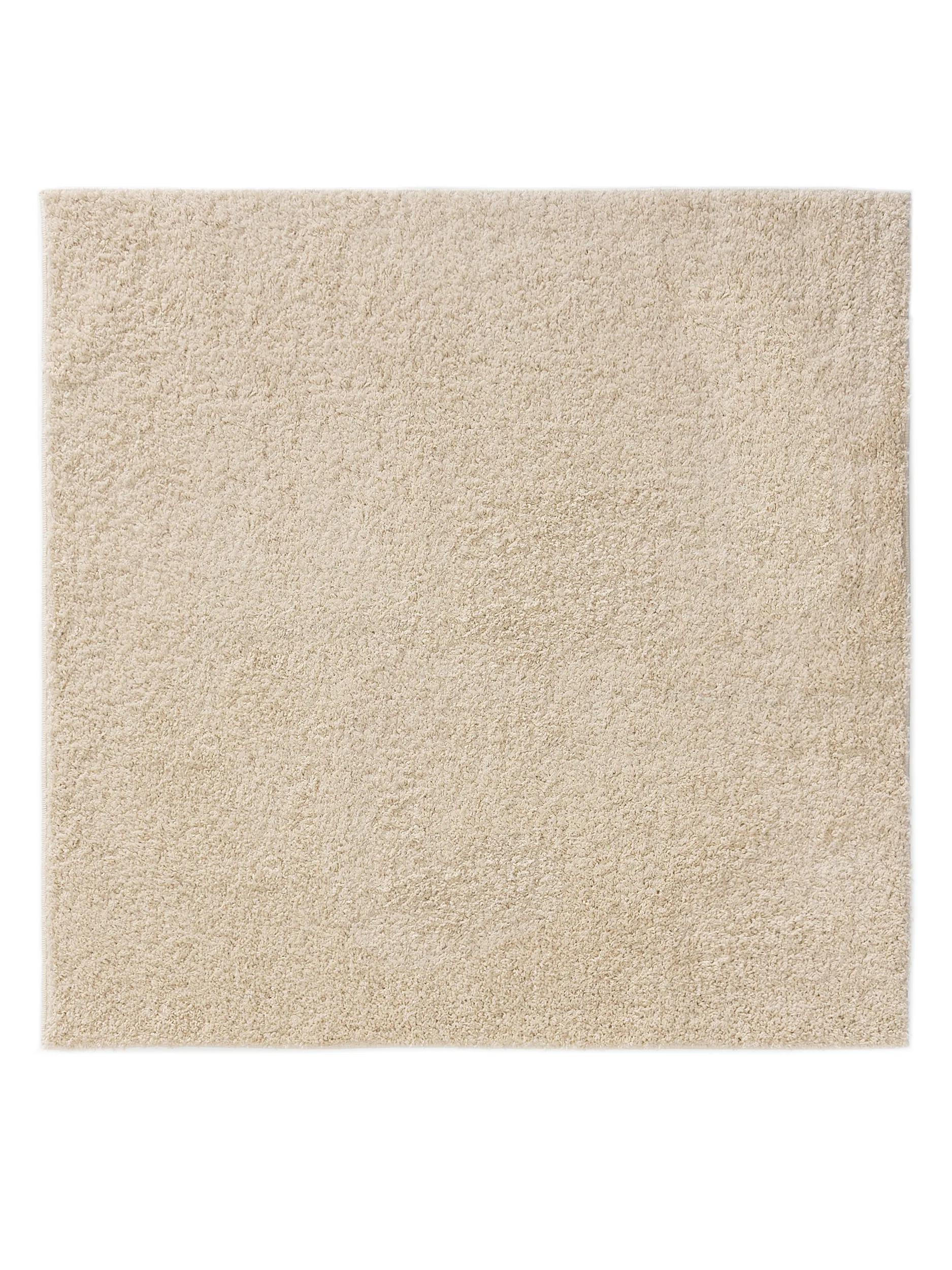 PRATEĽNÝ shaggy koberec Soho Krémová 160x160 cm - krémová, plast (160/160cm) - benuta
