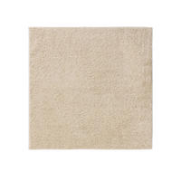 PERIVI čupavi tepih Soho krem 160x160 cm - krem, plastika (160/160cm) - benuta