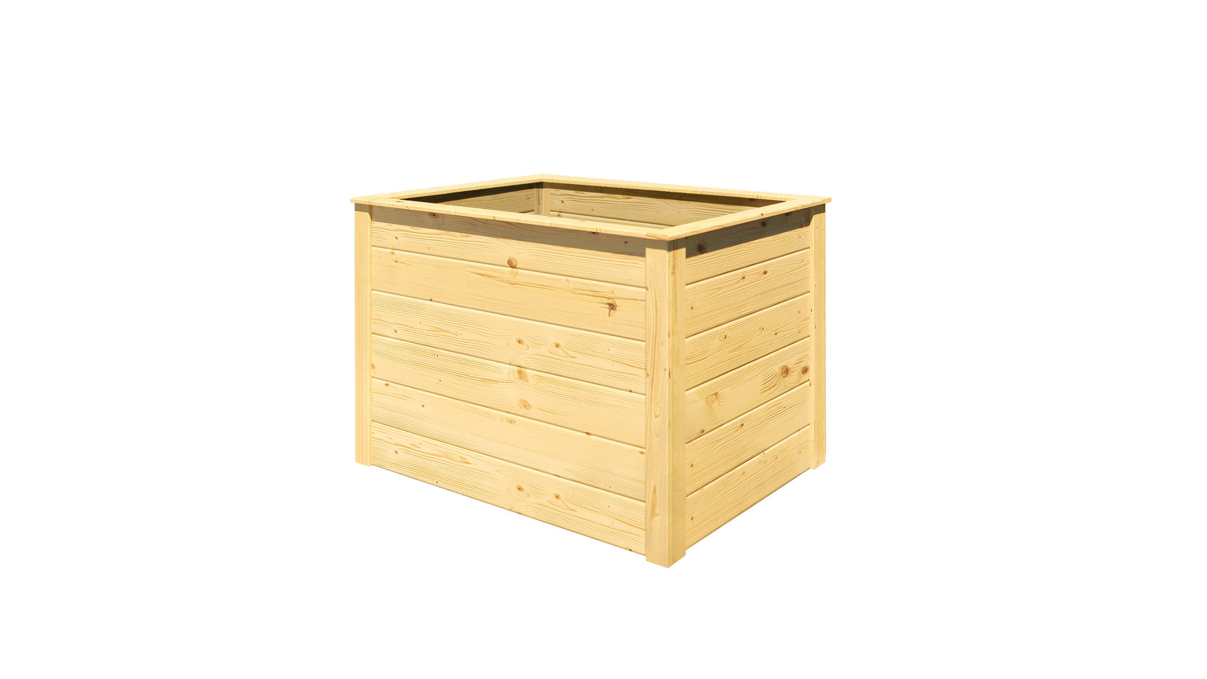 HOCHBEET WEKA Element-Hochbeet Modular - Naturfarben, Holz (100/69/71cm)