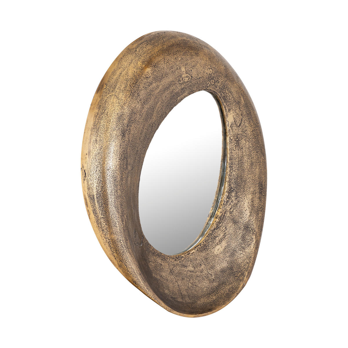 SPIEGEL Daweson Gold 60/7/60cm - Goldfarben, Glas (7/60/60cm) - PTMD Collection