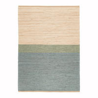 DESIGN-TEPPICH aus handgewebter Jute blau - Blau, Naturmaterialien (120/170cm) - AFK Living