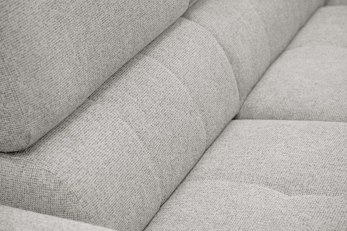 ECKSOFA FIERO 5-Sitzer, creme - Creme/Schwarz, Holzwerkstoff/Textil (290/228cm) - Courtois Laville