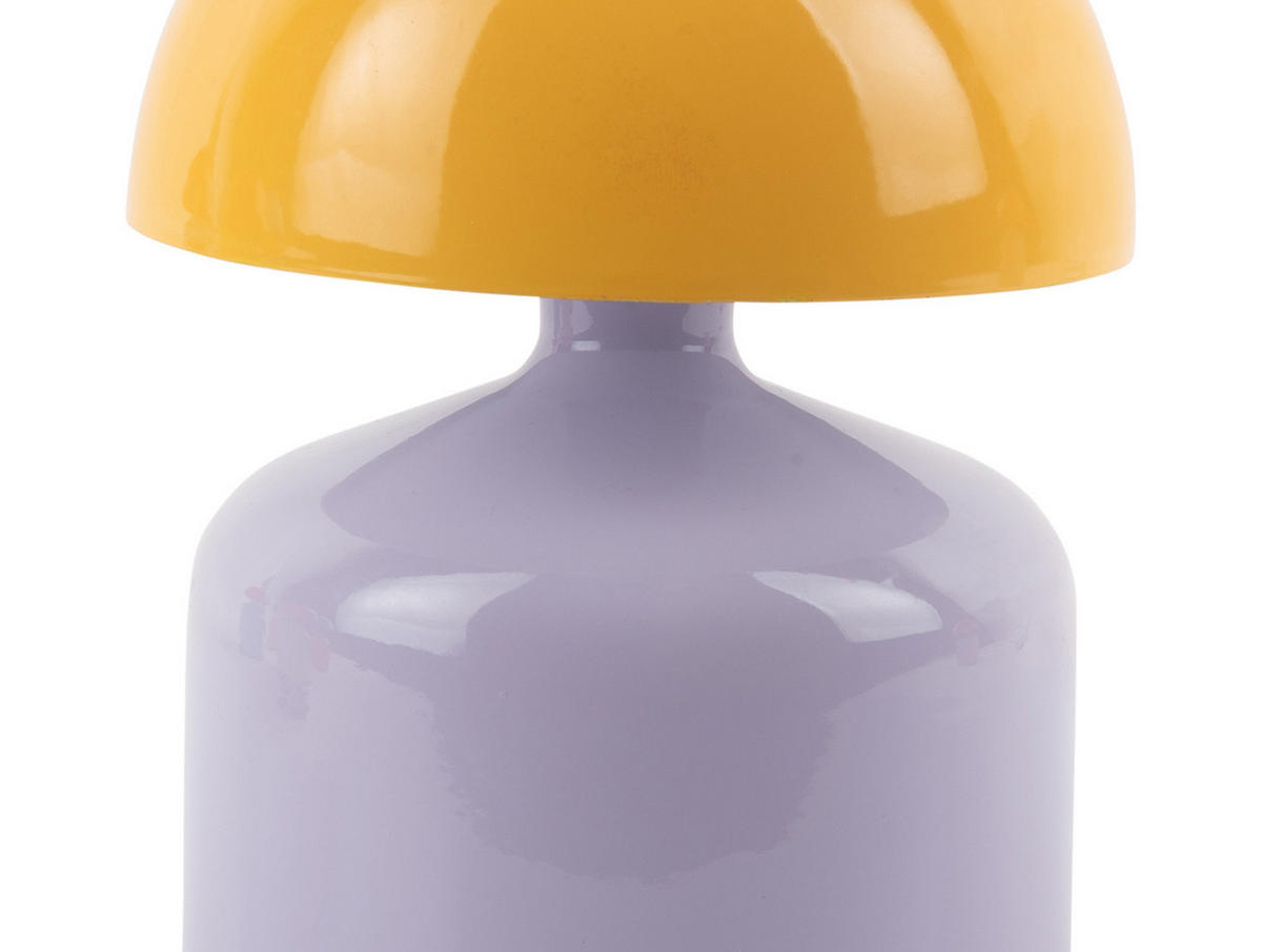 TISCHLAMPE Funky Impetu 10/10/15 cm - Lila, Metall (10/10/15cm) - Leitmotiv