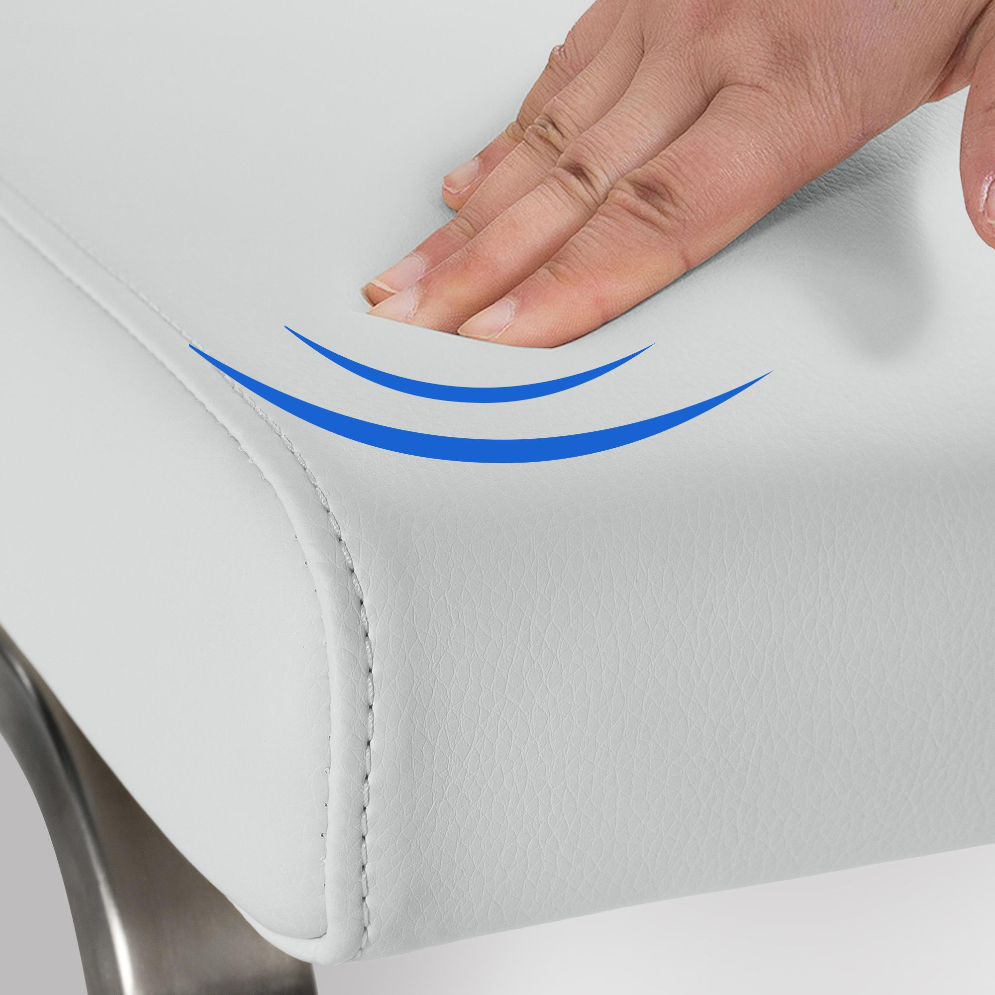 Thumbnail - CLP Schwingstuhl, Weiß, Textil, 40x90x50 cm, Esszimmer, Stühle, Esszimmerstühle, Schwingstühle