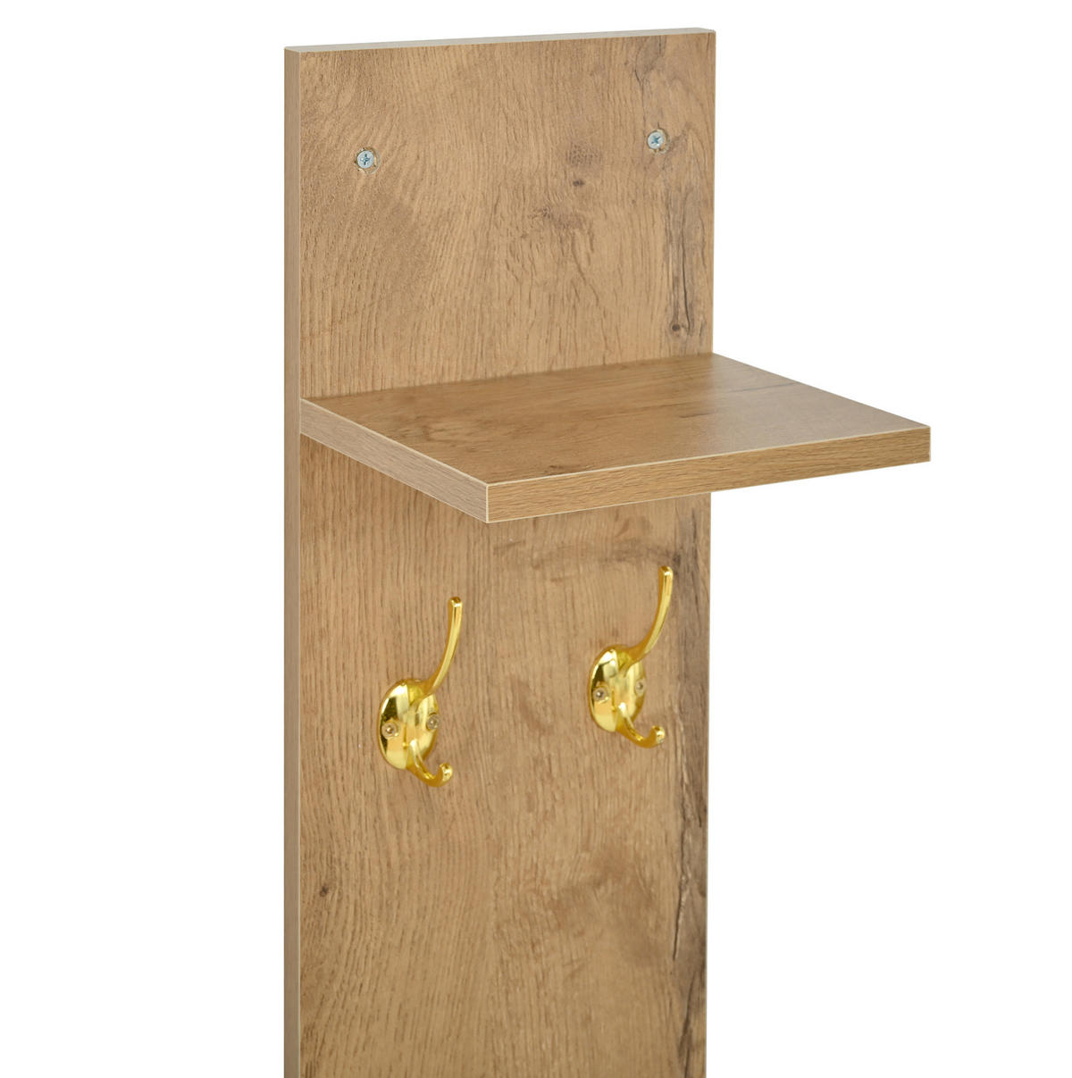 SCHUHSCHRANK aus Spanplatte 105x25x151.5cm in Weiß mit LED-Beleuchtung - Weiß, Holzwerkstoff (105/151.5/25cm) - Modfu