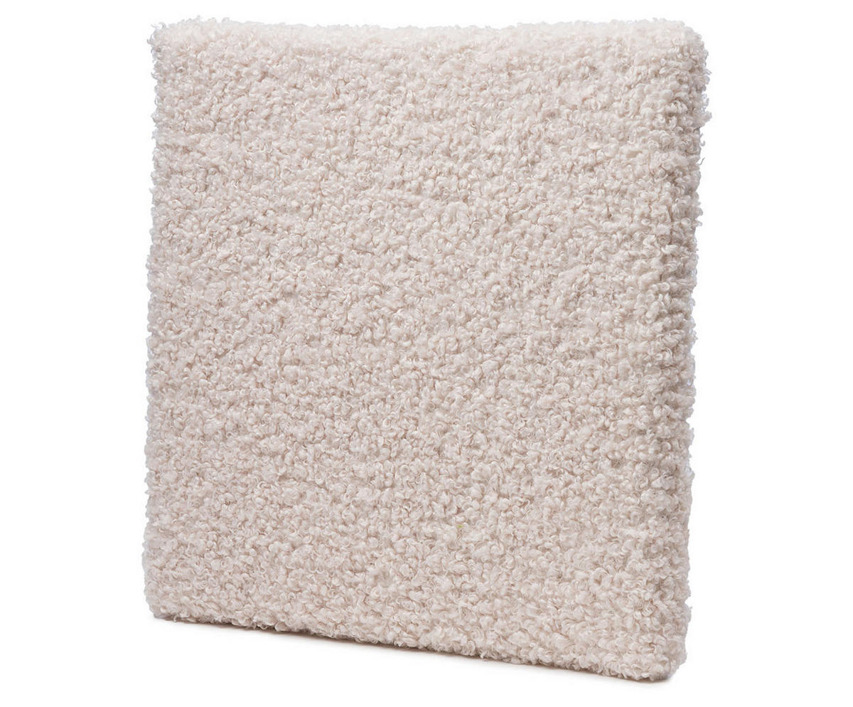 SITZKISSEN Rolf 40x40x3cm WEISS - Weiß, Textil (40/40cm) - Ambiente Trendlife by Gözze