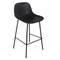 BARHOCKER GRANO 65cm schwarz - Schwarz, Kunststoff (42/90/42cm) - Légia Home