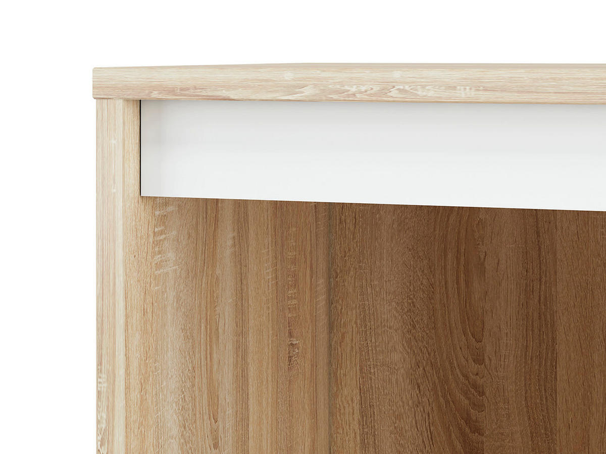 HIGHBOARD – AVO 08 – 69 cm – Avo – Sonoma Eiche / Weiß - Weiß/Sonoma Eiche, Holzwerkstoff (69/123/34cm) - hi-markt