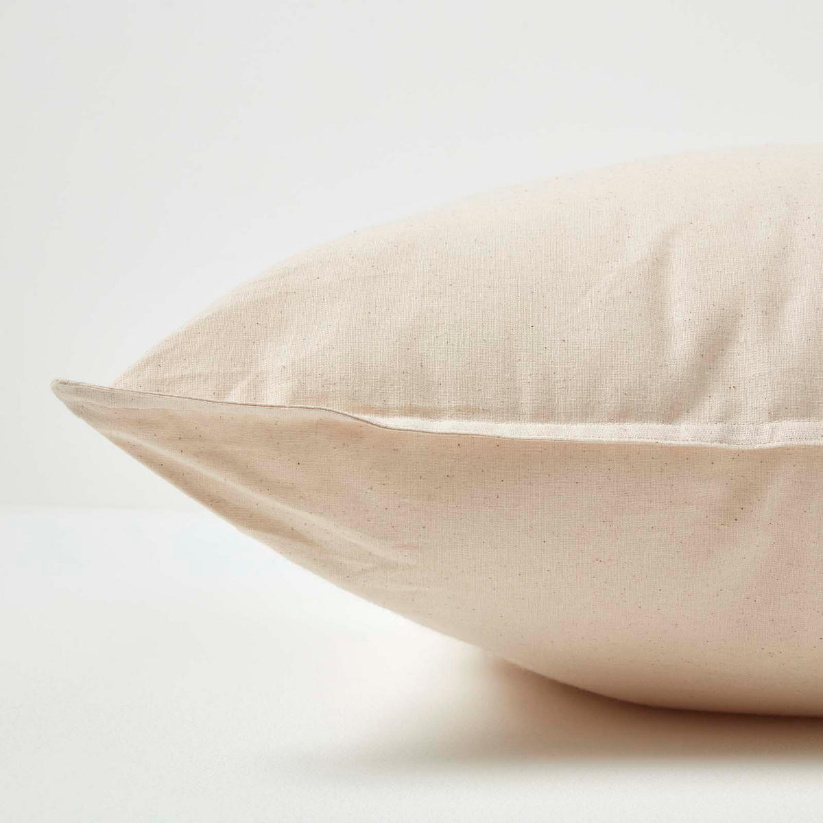 FÜLLKISSEN 50/50 cm – Bio-Baumwolle, Super-Mikrofaser-Füllung - Beige, Textil (50/50cm) - Homescapes