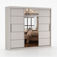 SKŘÍŇ s otočnými dveřmi Alba I 250 cm 250/218/61 cm, 3dveřová, kašmír - kašmírová, kompozitní dřevo (250/218/61cm) - imoebel24