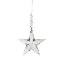 WEIHNACHTSDEKO Hängend XSTAR, 17 x 11,5 cm, Transparent, Christbaumschmuck, Weihnachtsbaumdekoration, Christmas, Xmas - Transparent, Kunststoff (11.5/17/3cm) - home&you