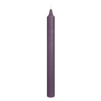 MARBLE Leuchterkerzen durchgefärbt Mauve Lila 250 x 22 mm, 20er Set - Mauve, Paraffin (2.2/25/25cm) - Wiedemann Kerzen