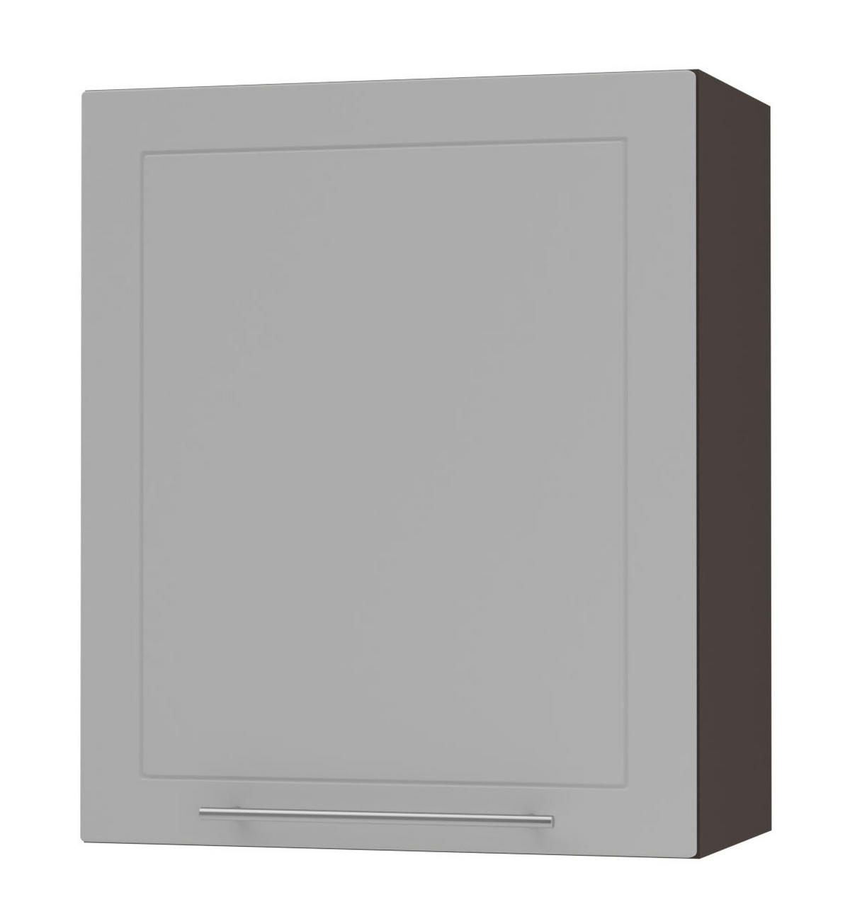 KÜCHENHÄNGESCHRANK Kvantum W2/60 Dust Grey Matt / Lava Matt 60 / 32,5 / 72cm - Dunkelgrau/Grau, Holz/Holzwerkstoff (60/72/32.5cm) - Feldmann-Wohnen