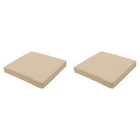 SITZKISSEN Canvas 60/60 cm 2er-Set - Beige, Textil (60/8/60cm) - Madison
