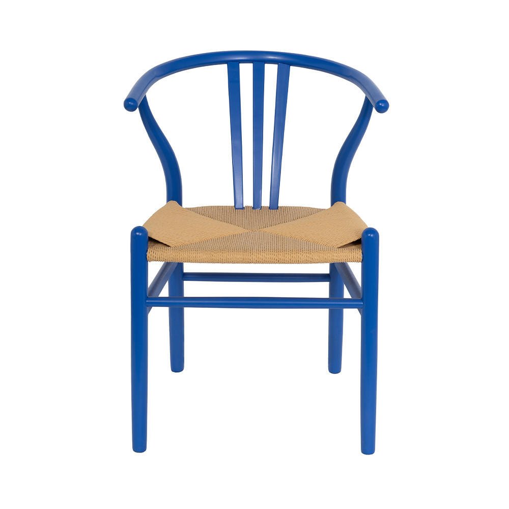 DESIGN-STUHL - Klein Blue - 2er-Set - Blau, Holz (55/77/55cm) - Drawer