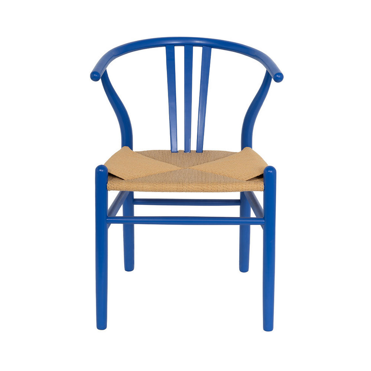 DESIGN-STUHL - Klein Blue - 2er-Set - Blau, Holz (55/77/55cm) - Drawer