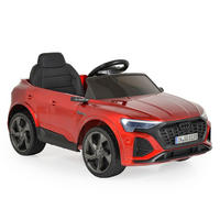 ELEKTROAUTO Audi SQ8 e-tron rot EVA-Reifen Musik Licht MP3-Eingang Gurt - Rot, Kunststoff (99/54/46cm) - Moni