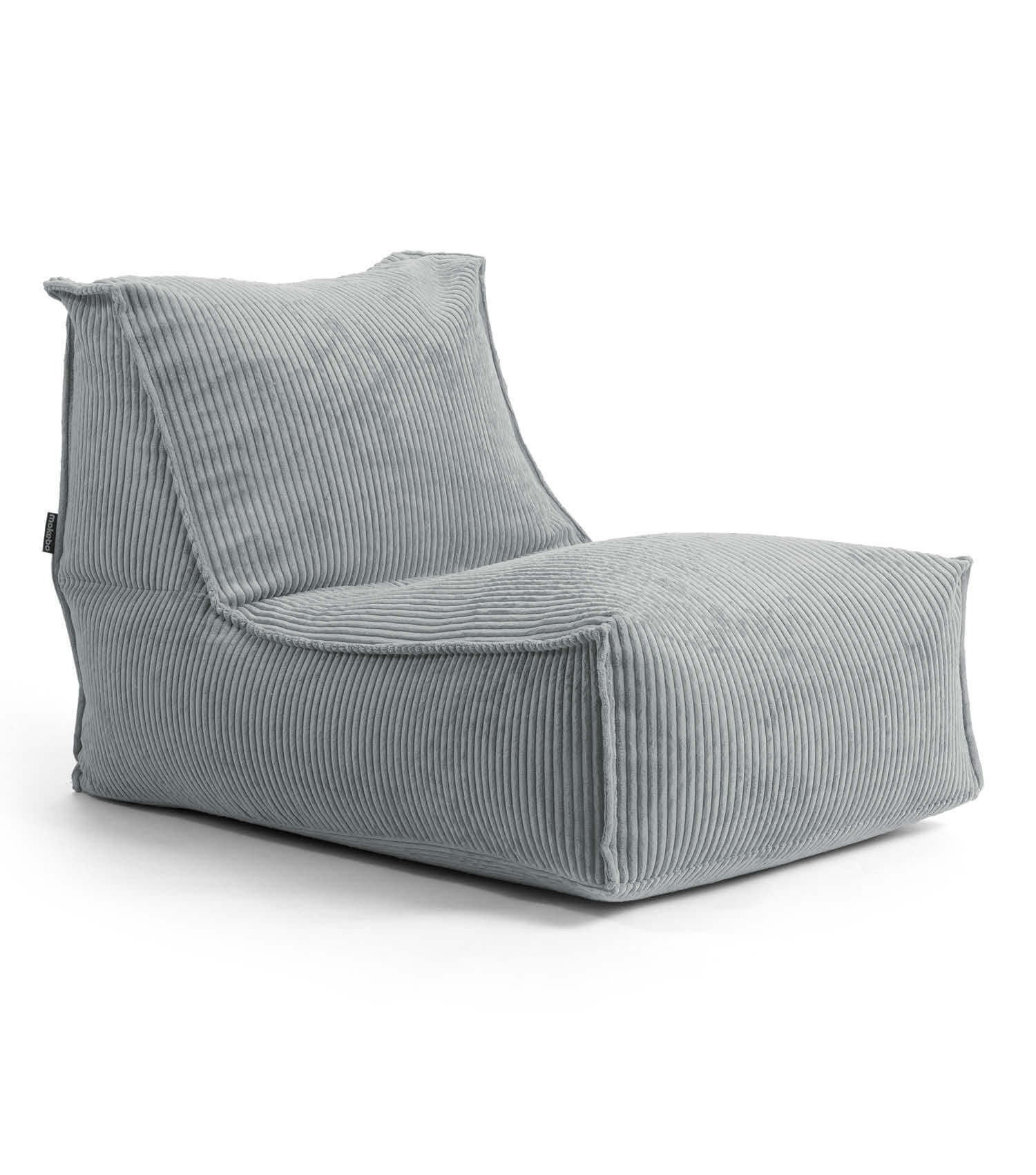 SITZSACK Cord Der Gelassene - Grau, Textil (100/65/65cm) - Mokebo