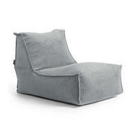 SITZSACK Cord Der Gelassene - Grau, Textil (100/65/65cm) - Mokebo