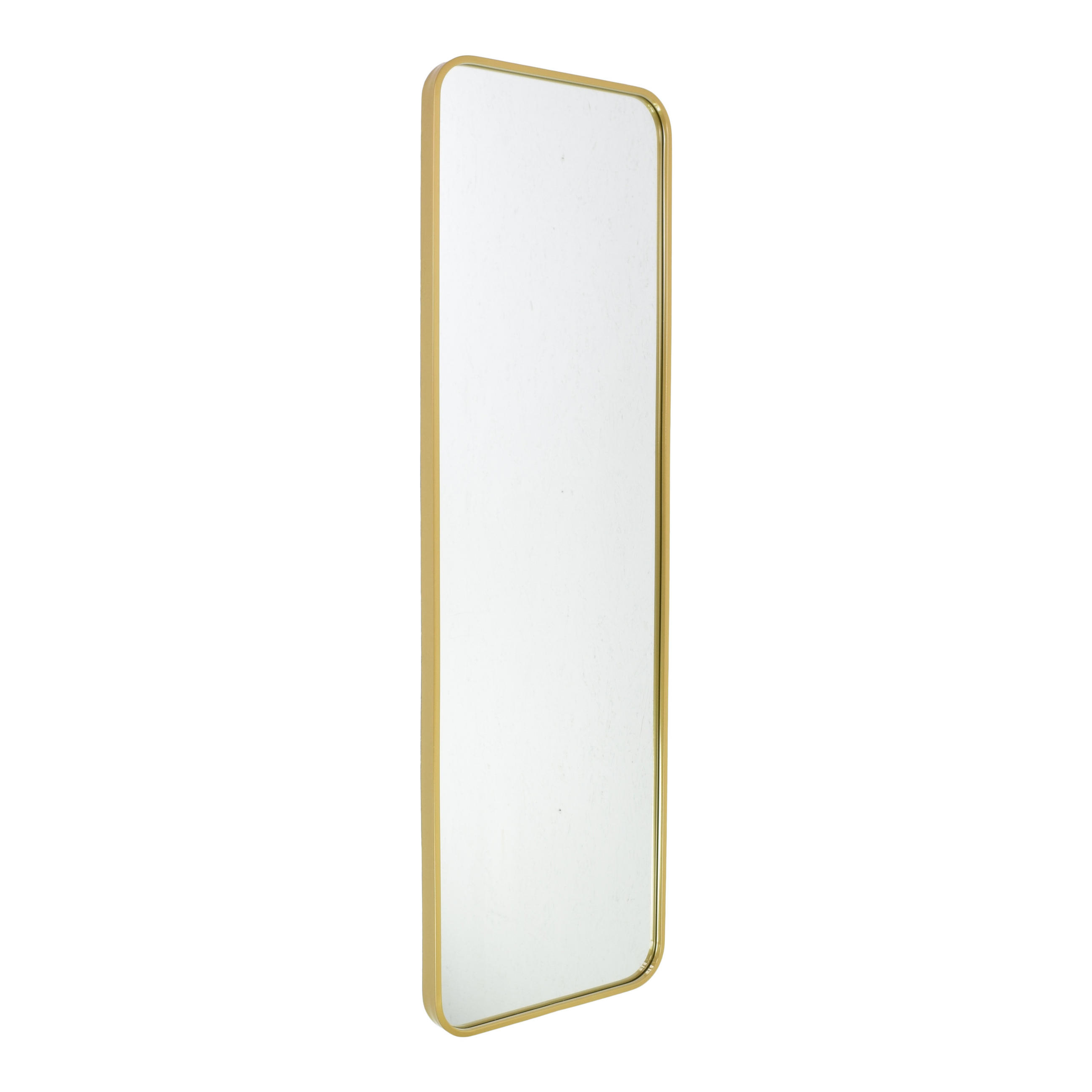 WANDSPIEGEL Boston Gold - Goldfarben, Metall (40/130/4cm) - Fragix