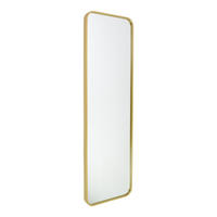 WANDSPIEGEL Boston Gold - Goldfarben, Metall (40/130/4cm) - Fragix
