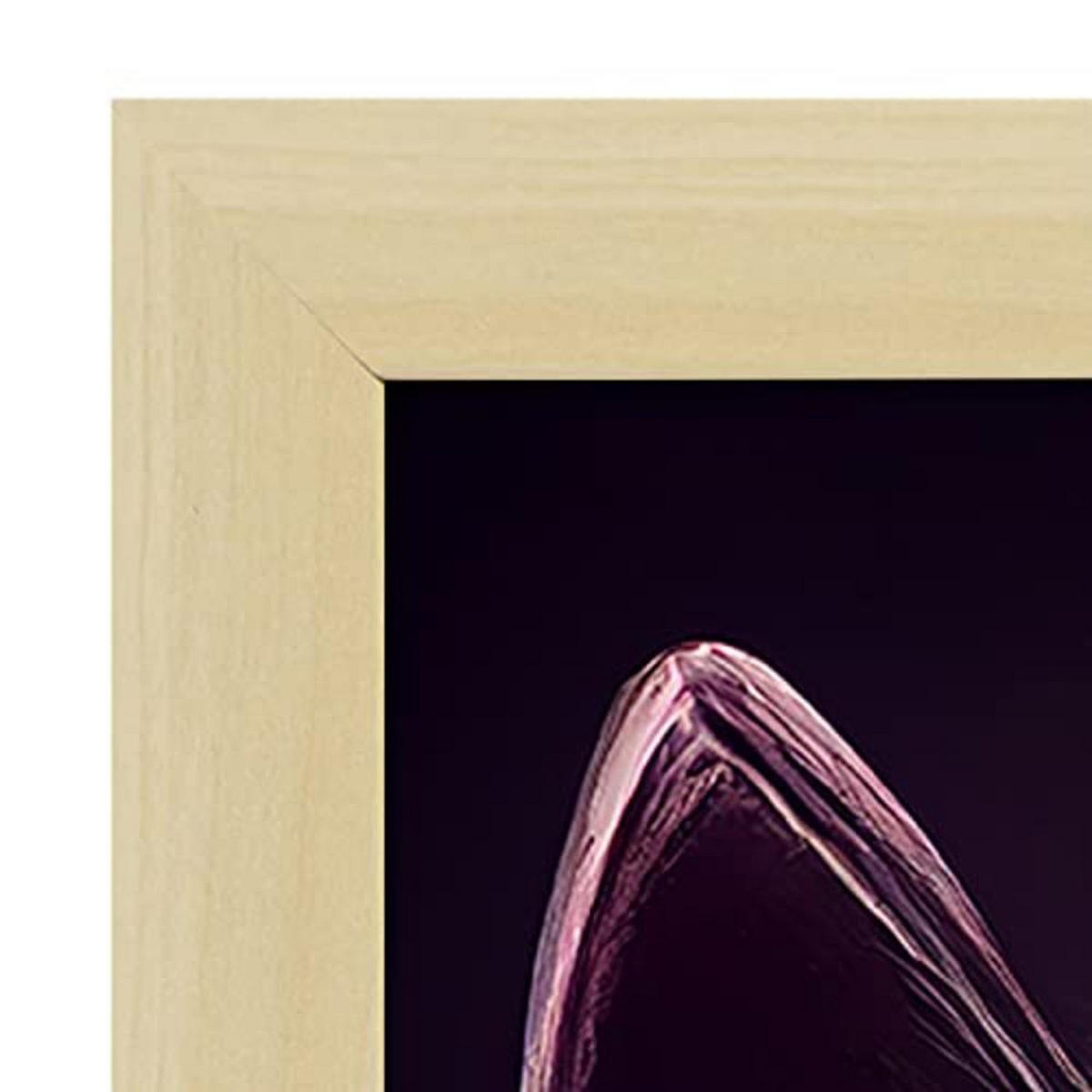 POSTER Set mit 4 Starren Poster im T Burton Goth Stil Tier A4 Rahmen aus hellem Holz - Beige, Papier (29.7/3cm) - Nacnic