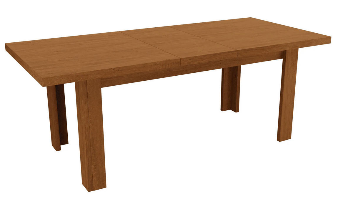 ESSTISCH ausziehbar 160-200 cm Esche hell - Eschefarben, Holzwerkstoff (160/90/75cm)