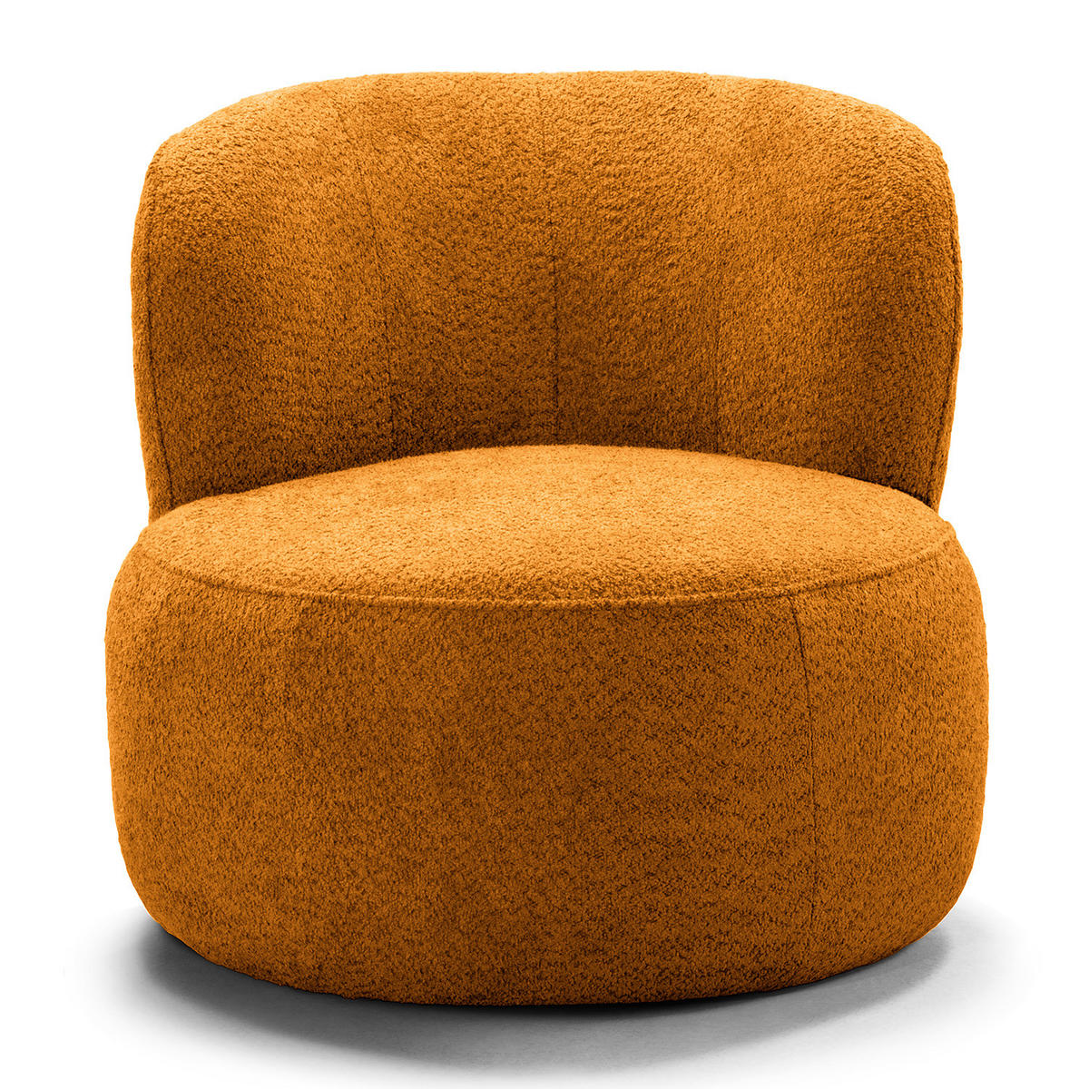 SESSEL - Gelb/Schwarz, Kunststoff/Textil (78/75/84cm) - home24