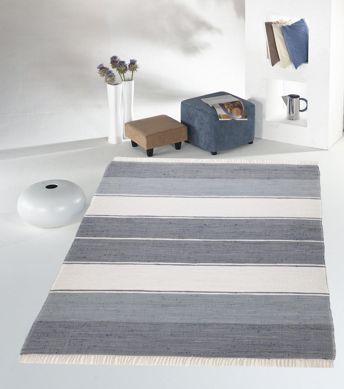 FLECKERLTEPPICH Happy Design 120x180 cm - Anthrazit, Textil (120/180cm) - THEKO