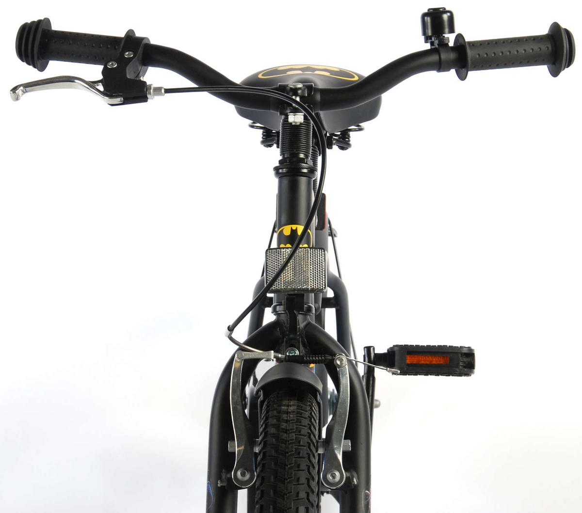KINDERFAHRRAD Batman - Jungen - 18 Zoll - Rücktritt + Handbremse - Schwarz - Schwarz, Metall (65cm) - TPFSports