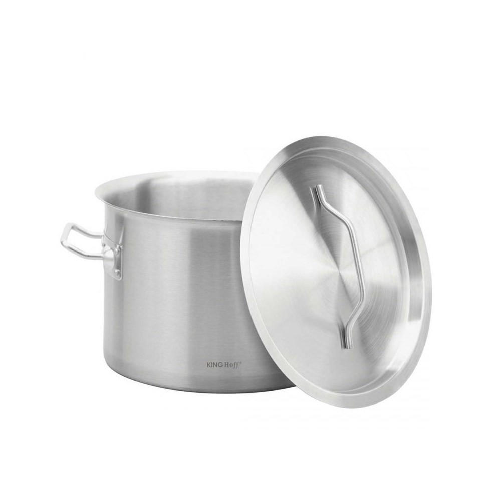 TOPF Silber 25/25/18 cm KH2021 - Silberfarben, Metall (25cm) - Kinghoff 