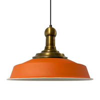 KÜCHENLAMPE Asletl Long-Knob 40/30 cm - Orange, Metall (30/40/30cm) - Bamyum